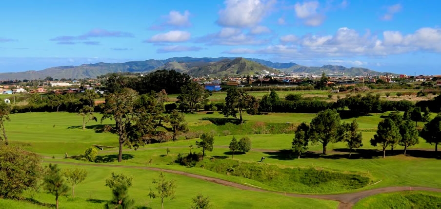 vista panorámica real club de golf de tenerife